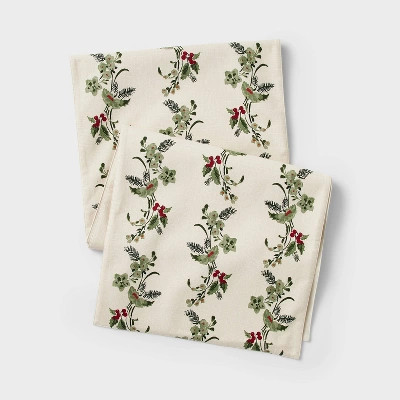 14"x72" Table Runner Snowfall White - Threshold™ designed with Studio McGee | Target