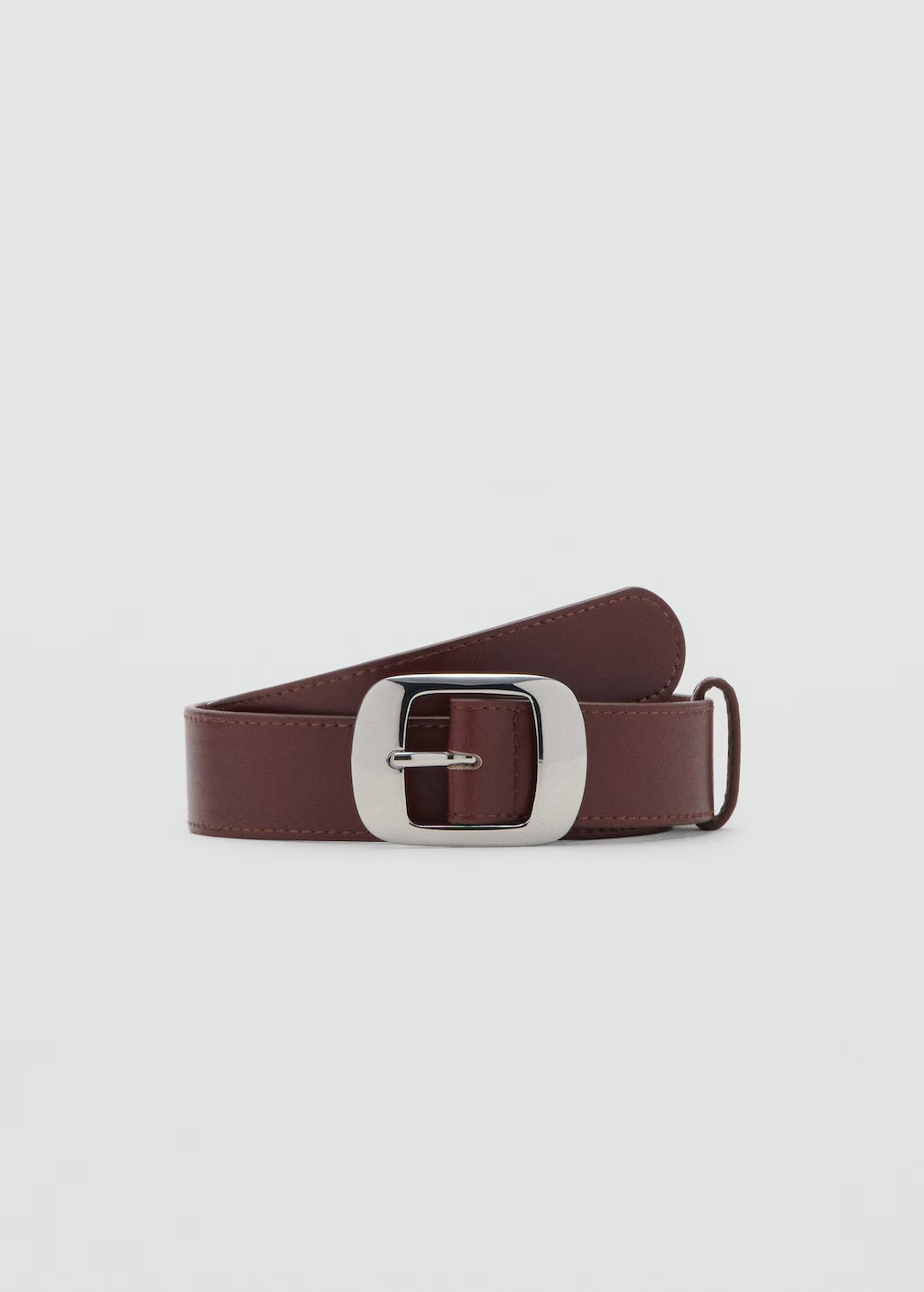 Square buckle belt - Women | MANGO United Kingdom | MANGO (UK)