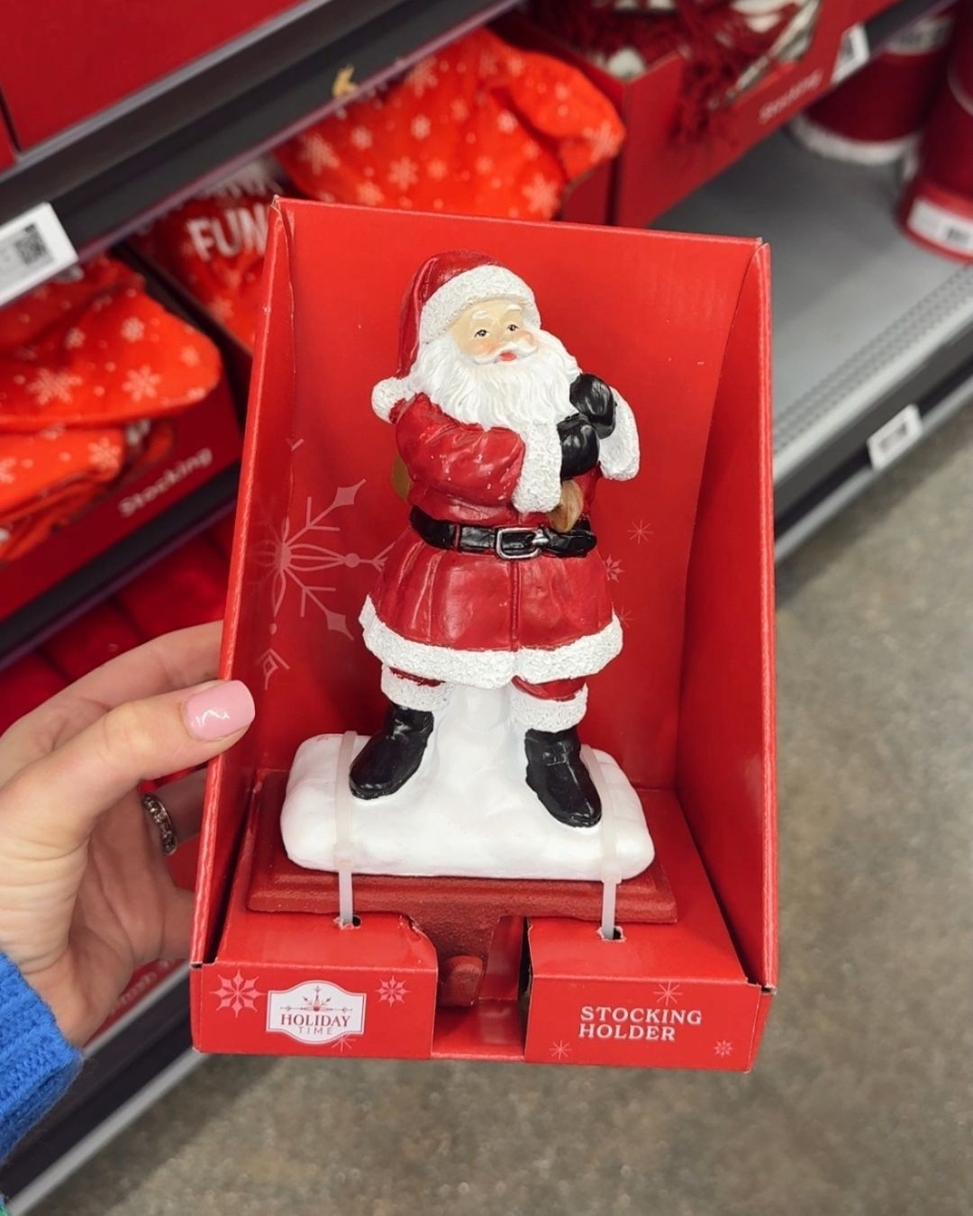 Vintage Santa, christmas decor, stocking holder 

#LTKHome #LTKSeasonal #LTKFindsUnder50