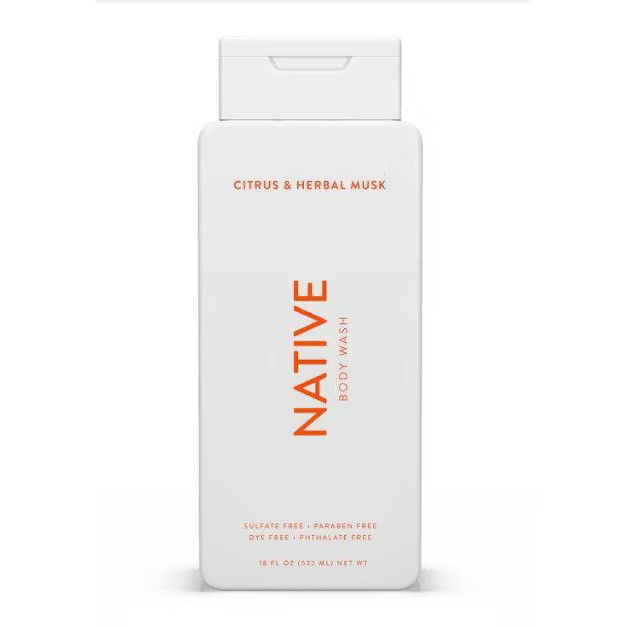 Native Citrus and Herbal Musk Body Wash for Men - 18oz | Target