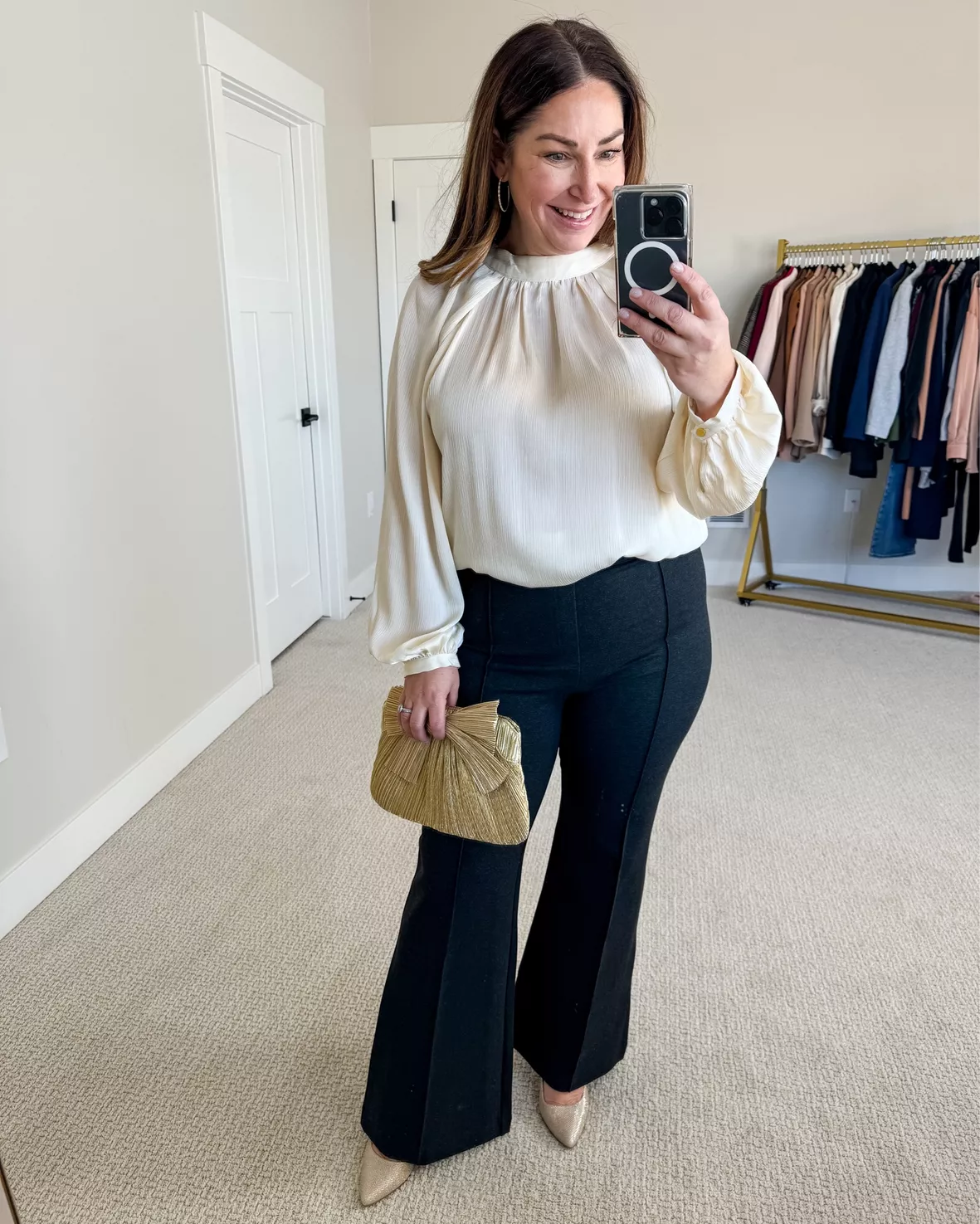 The Perfect Pant, Hi-Rise Flare curated on LTK  Business casual outfits  for work, Dressy casual outfits, Business casual outfits winter