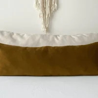 Green Velvet Extra Long Lumbar Pillow *velvet Pillow Covers in All Colors, Oversized Pillow Headb... | Etsy (US)