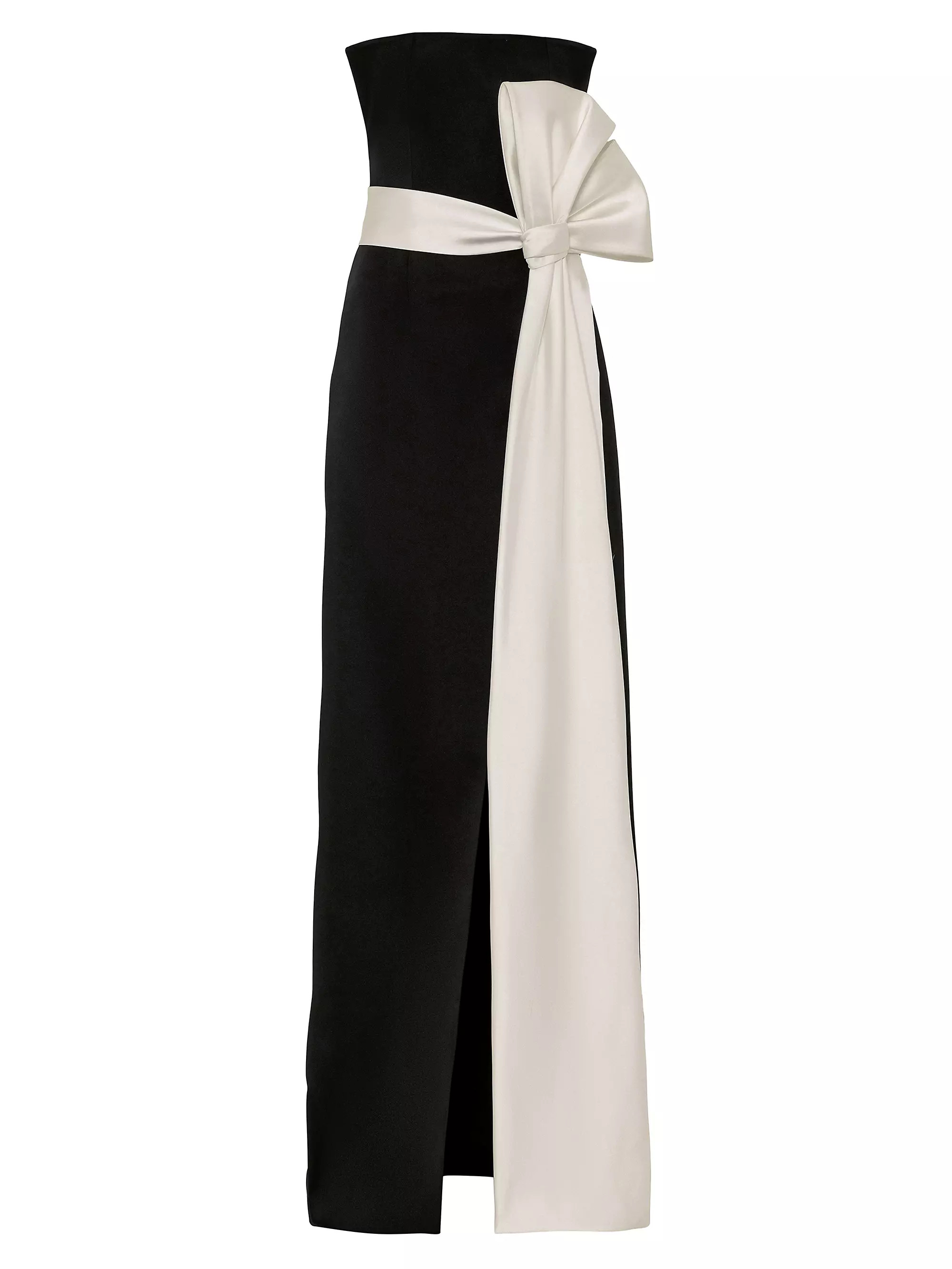 Two-Tone Bow Strapless Gown | Saks Fifth Avenue