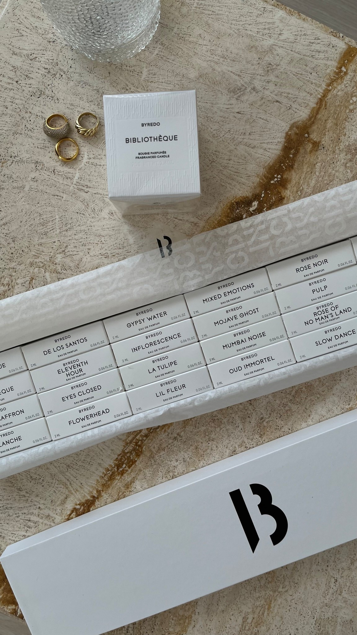 Byredo has just relaunched its grand selection of samplers… I got this last year and it was the perfect way to find my fave Byredo scent. You get 24 2ml bottles of each fragrance, and a credit towards a full bottle to buy when you pick a fave. It’s such a beautiful gift for yourself or someone special... I highly recommend 🤍 Byredo La Grande Découverte | La Grande Sélection | Byredo samples | Bal d'Afrique, Blanche, Mojave Ghost, Bibliothèque | Fragrance finder | Special Christmas gift ideas for women | Eau de Parfum 

#LTKluxury #LTKbeauty #LTKgiftguide