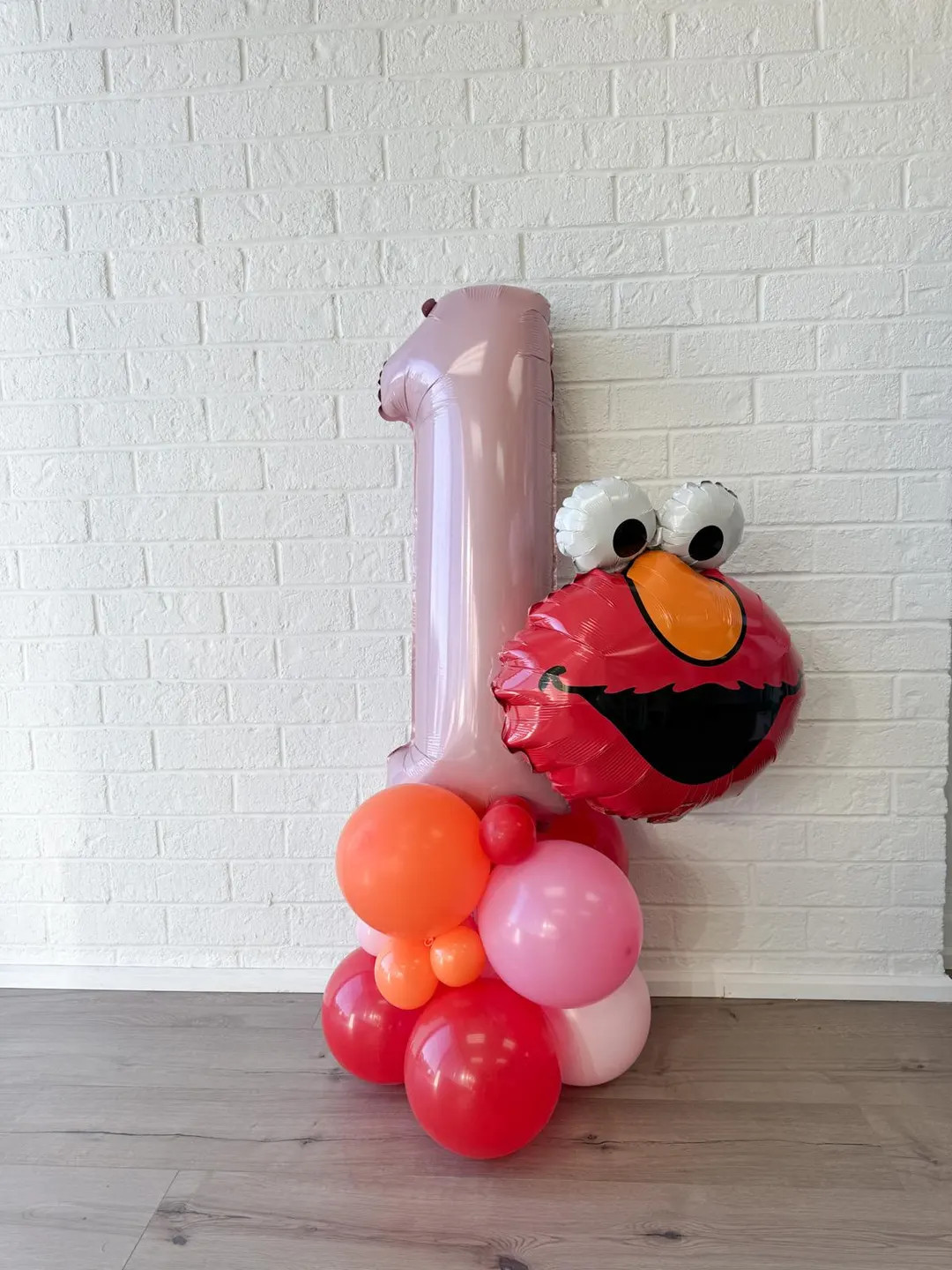 Licensed Elmo from Anagram Red Sesame Street Monster Birthday Party Muppet Balloon Tower Elmo's W... | Etsy (US)