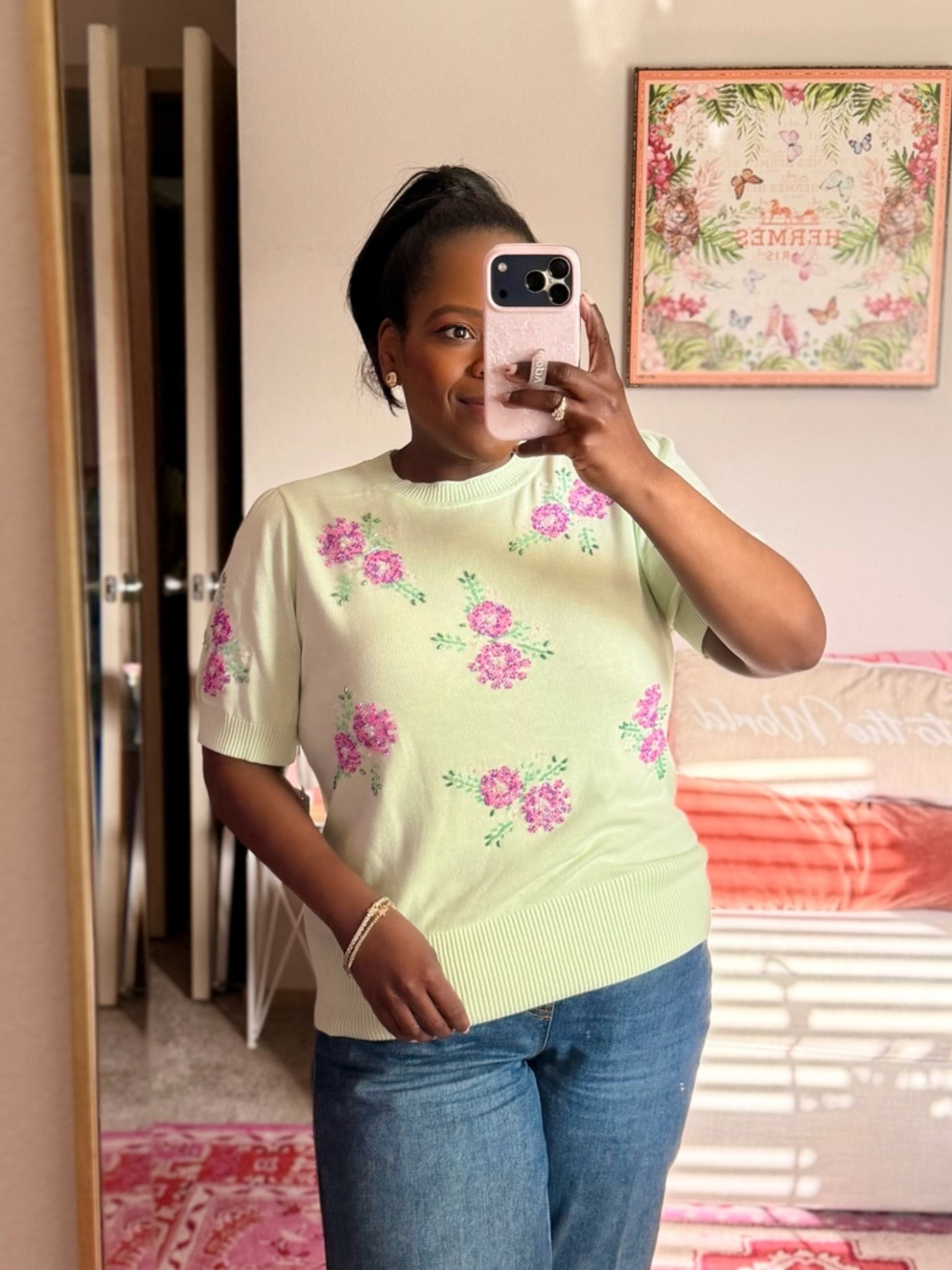 Free Assembly sequin embroidered sweater from Walmart. ✨✨✨

#LTKgrwm #LTKootd #LTKdayinmylife