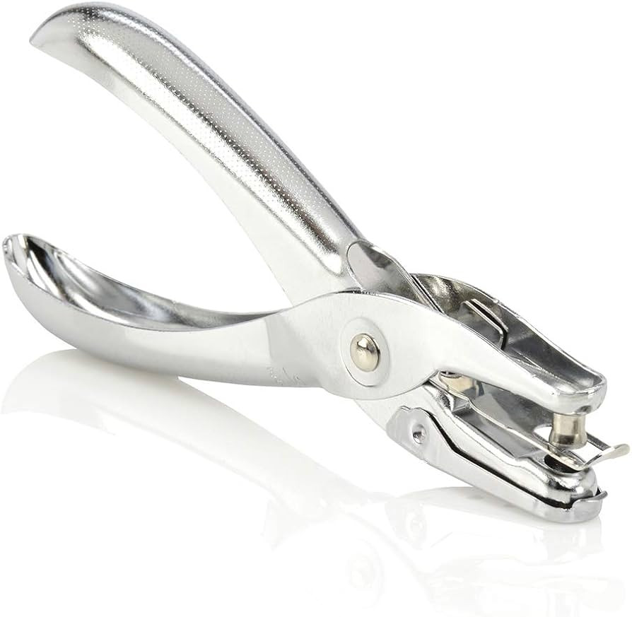 Swingline 1 Hole Punch, 5 Sheet Capacity Hole Puncher, Single Hole Paper Punch, Chrome (74005) | Amazon (US)