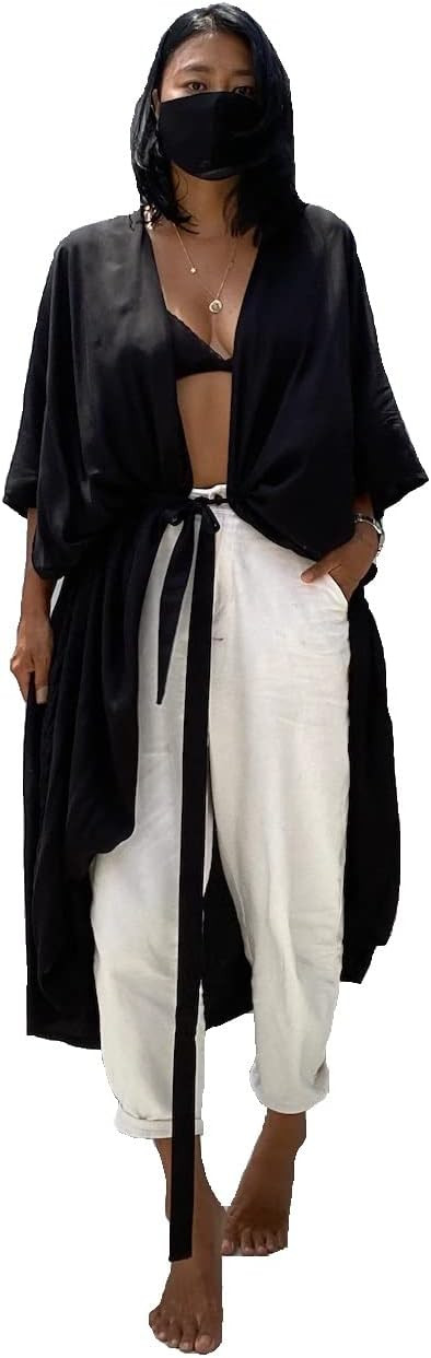 Women's Fashion Geometry Print Cover ups Tunic Kimono Cardigan Shawl | Amazon (US)