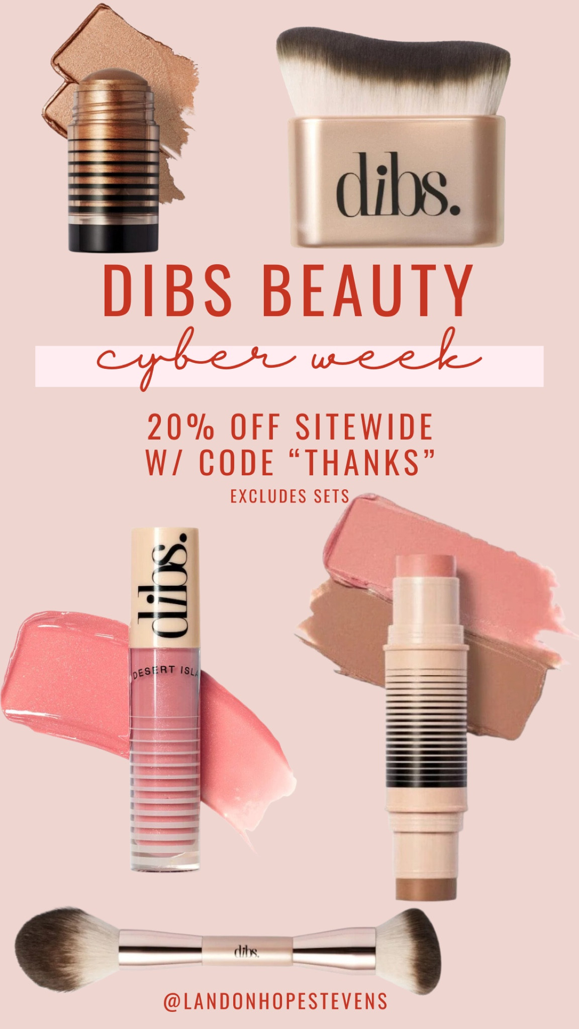 Dibs Beauty Black Friday / Cyber Week sale! 20% off sitewide with code “thanks” (excludes sets) ✨

#LTKbeauty #LTKGiftGuide #LTKCyberWeek