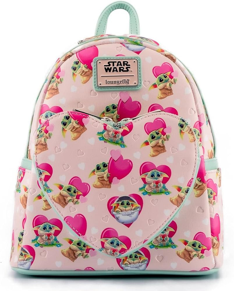 Loungefly Star Wars Mandalorian Grogu Valentines Mini Backpack | Amazon (US)