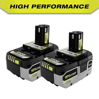 ONE+ 18V HIGH PERFORMANCE Lithium-Ion 4.0 Ah Battery (2-Pack) | The Home Depot