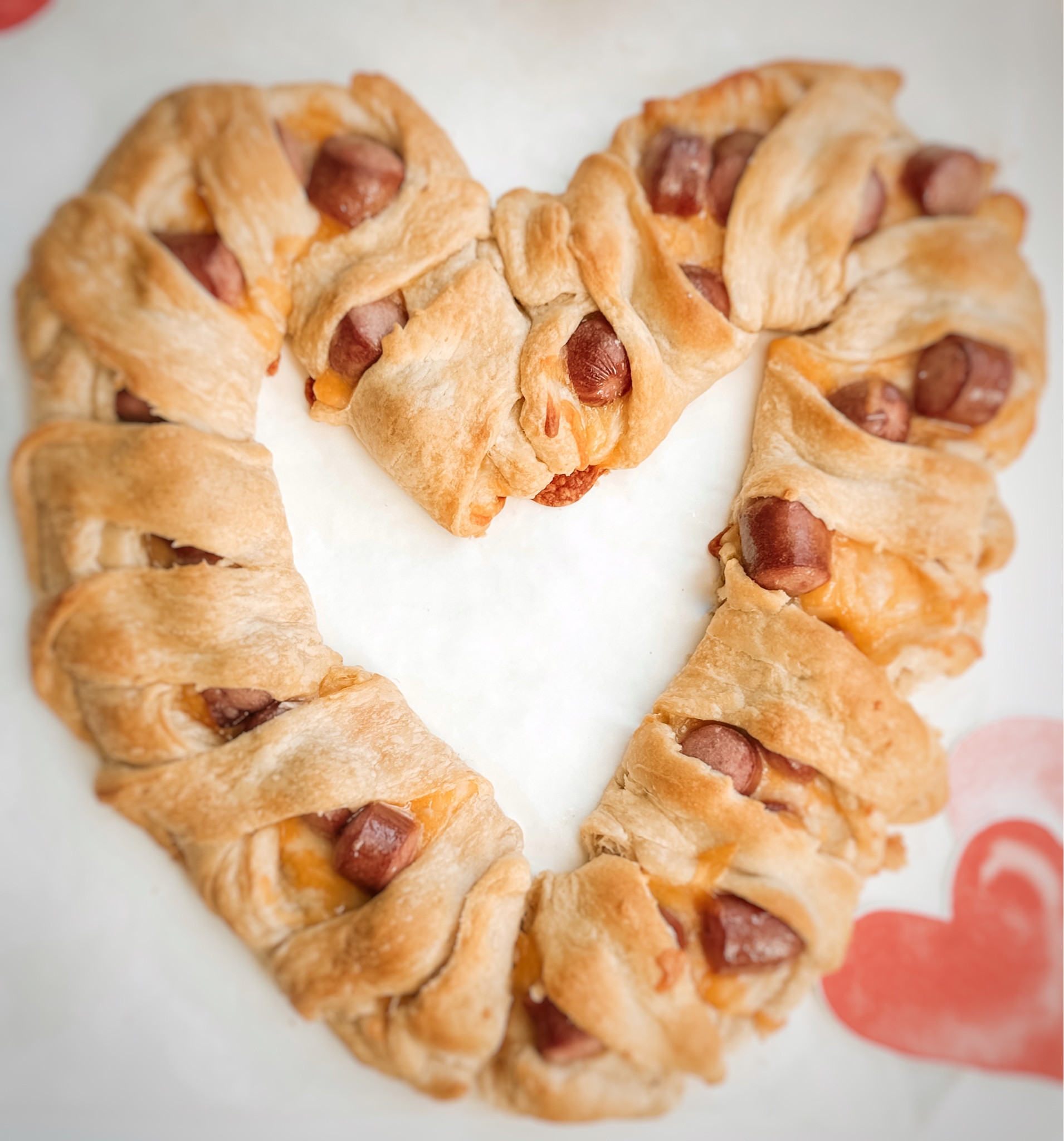 Croissant cheese & hotdog heart 

#LTKhome #LTKSeasonal #LTKfamily