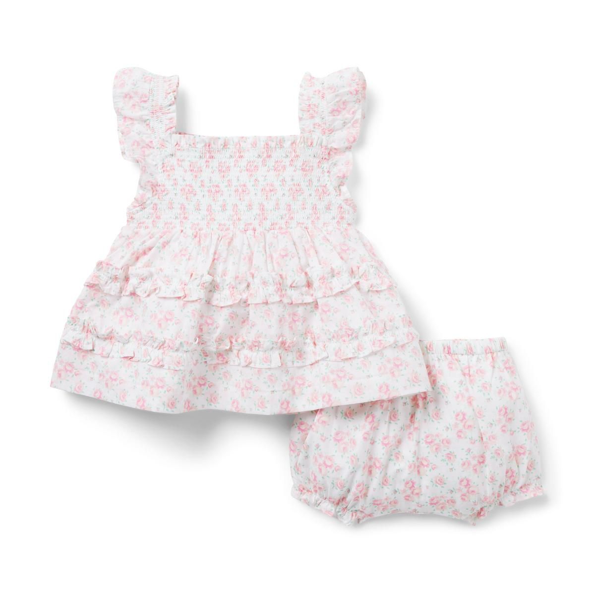 The Emily Floral Smocked Baby Set | Janie and Jack