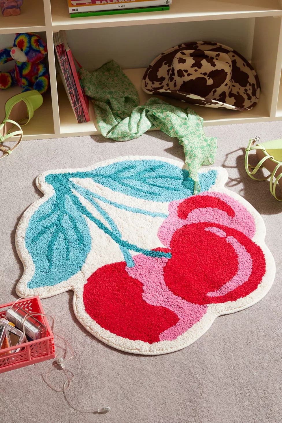 Cherries Bath Mat | Urban Outfitters (US and RoW)
