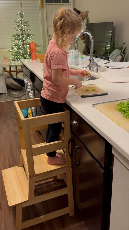 Kids love to help you cook? They need this kitchen helper stool! Great gift for the grandparents who want to gift something useful or purposeful.

#LTKkids #LTKhome #LTKGiftGuide
