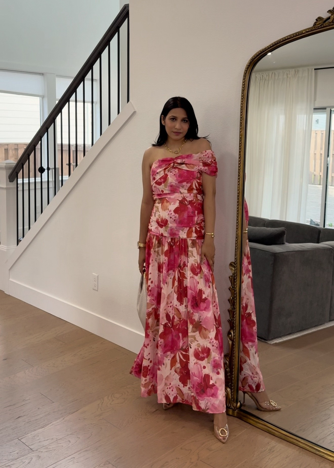 Pretty maxi dress in floral 
Discount code Q2thatsmyside 

#LTKParties #LTKPetite #LTKFindsUnder50