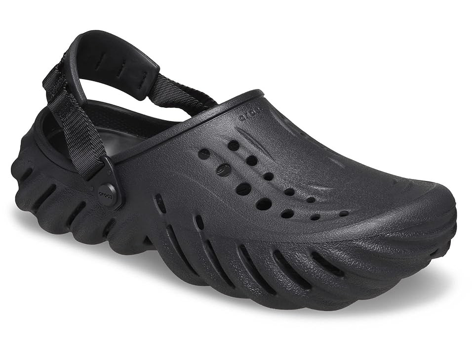 Crocs Echo Clog (Black) Shoes | Zappos