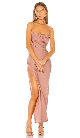 x REVOLVE Braxton Dress in Rose Dress Pink Dress Party Dresses Cocktail Dress Fall | Revolve Clothing (Global)