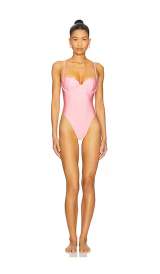 Emeline One Piece in Pink | Revolve Clothing (Global)