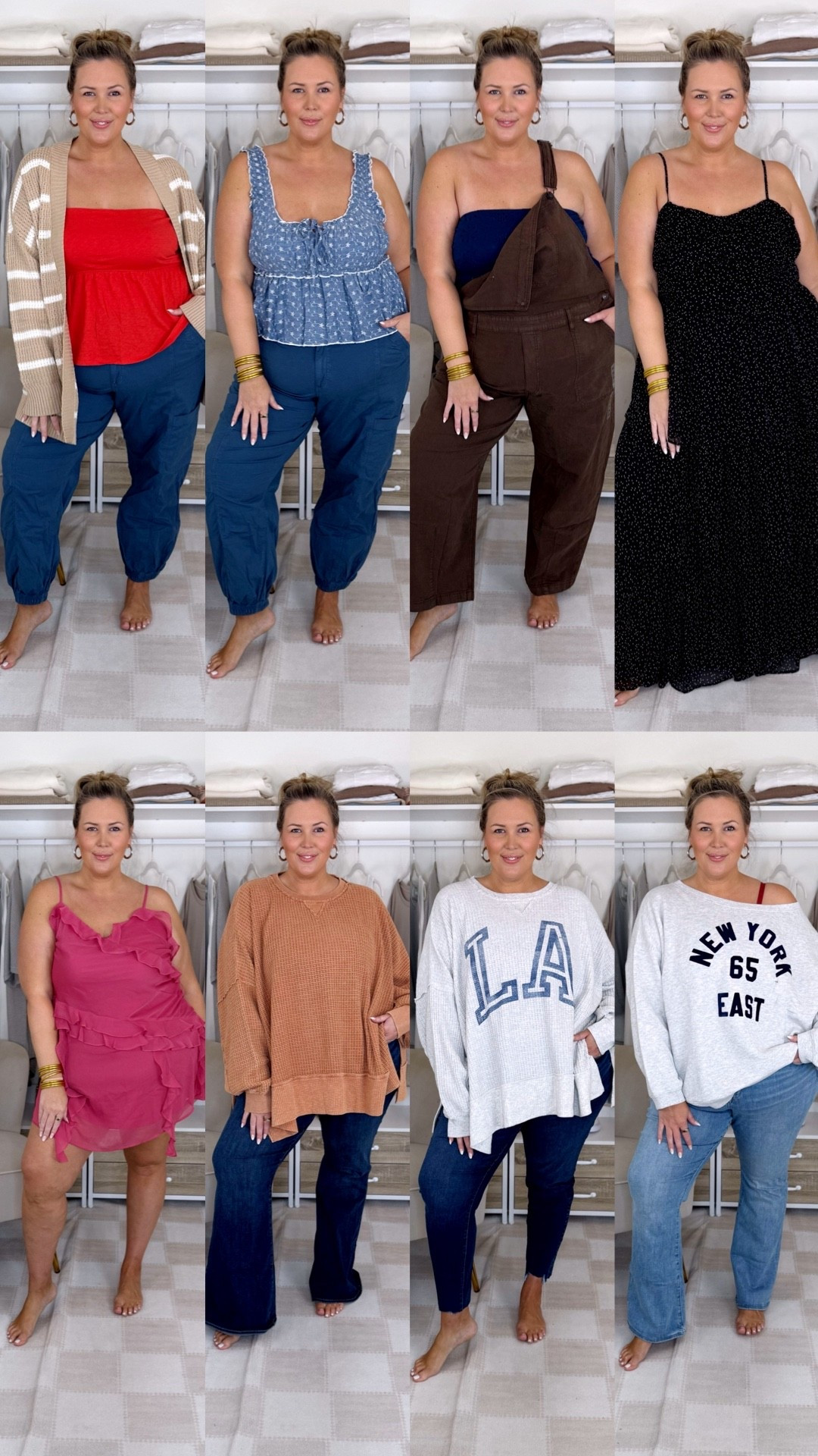 Am I Too Old For This?! American Eagle haul! I’m wearing a XXL in everything here and the jeans are a 20 regular/35 waist! The brown overalls and pink dress werent my favorite but if you’re smaller in the hips/not as high waisted it should work!

Plus size fashion, mom style, comfy casual, midsize fashion, everyday outfit ideas, american eagle haul, early fall fashion trendy

#LTKMidsize #LTKStyleTip #LTKPlusSize