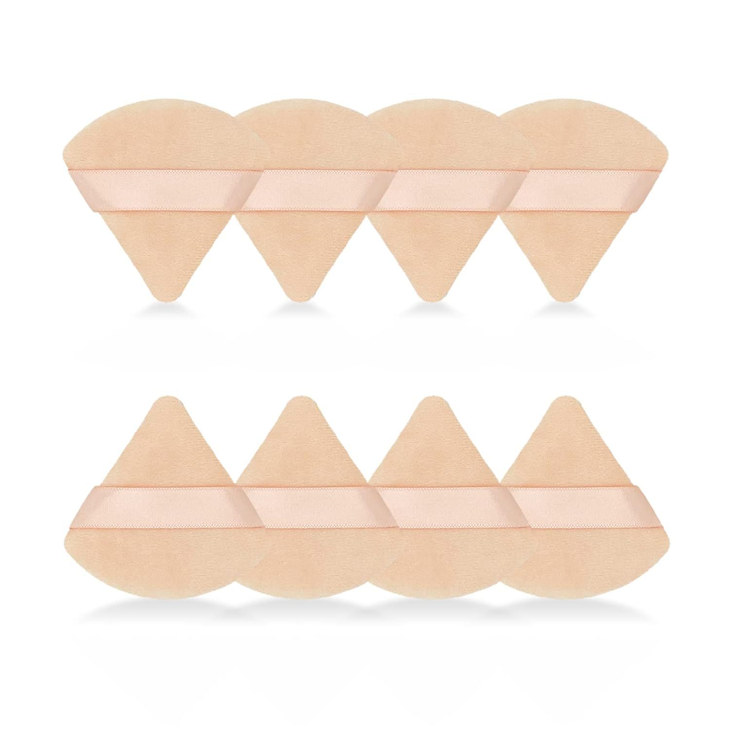 8Pcs of Triangular Powder Puff Makeup Sponges, Made of Super-soft Velvet, Designed for Contouring... | Amazon (US)