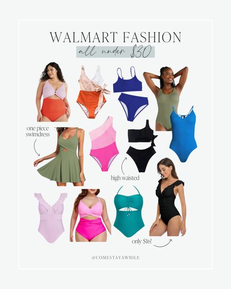 
I found the best deals on women's bathing suits at @walmart, all under $30! 🤩 The cutest one-pieces and trendy bikinis, perfect for any body type and budget-friendly! Get ready for spring with unbeatable deals for the whole family!🌞#WalmartPartner #WalmartFashion

#LTKswim #LTKstyletip #LTKSeasonal