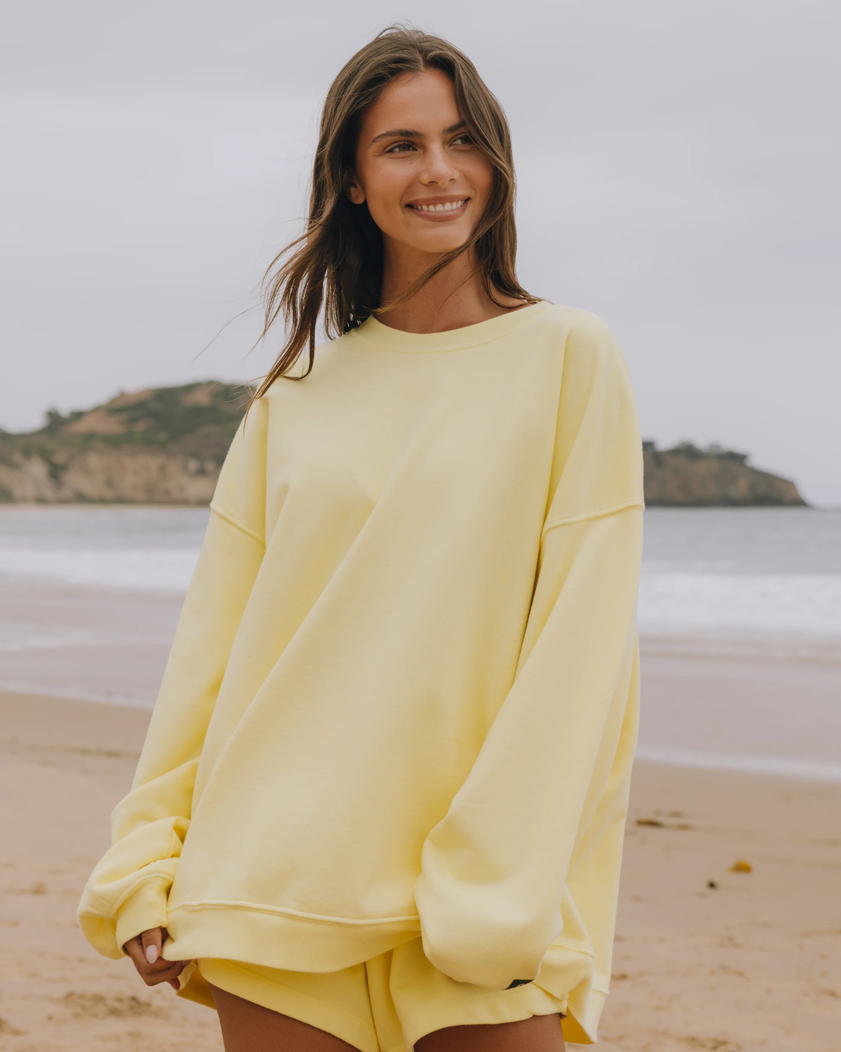 Unisex Oversized Crew - Lemonade | Daily Drills LLC