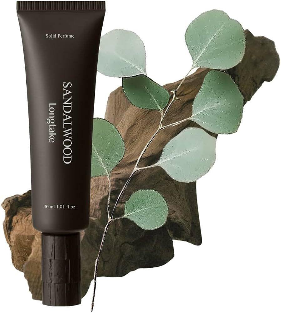 Solid Perfume - Sandalwood ScentㅣLong Lasting Travel Size Gel Fragrance, Alcohol-Free, Vegan & ... | Amazon (US)