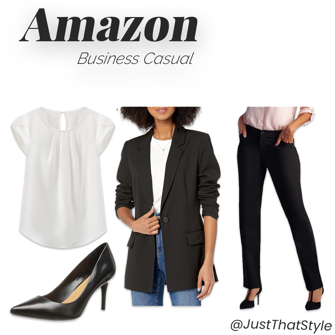 Boss babe vibes 👩🏽‍💼✨ Shop this chic business casual look now! #WorkwearStyle #BusinessCasual #AmazonFashion#LTKWorkwear #ClassicStyle #AmazonFinds #LTKShop 

 #LTKFindsUnder100 #LTKStyleTip #LTKWorkwear