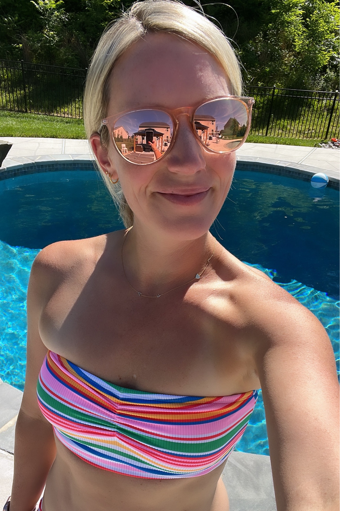Cute Target suits! I’m a medium in the tops and bottoms! 36B / 133 lbs for reference. 

#LTKSeasonal #LTKFindsUnder100 #LTKSwim