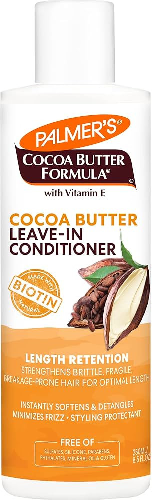 Palmer's Cocoa Butter & Biotin Length Retention Leave-In Conditioner, Instant Detangler, Soften a... | Amazon (US)