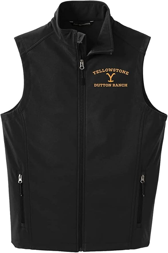 PARAMOUNT NETWORK Yellowstone Dutton Ranch Logo Core Soft Shell Vest | Amazon (US)