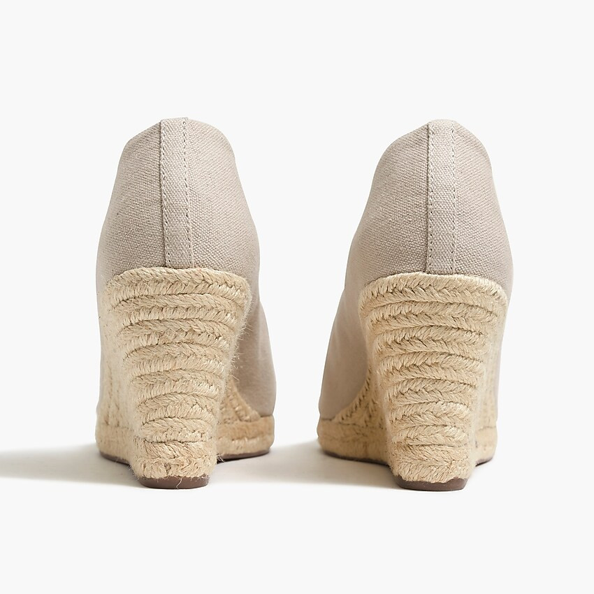 New canvas espadrille wedges | J.Crew Factory
