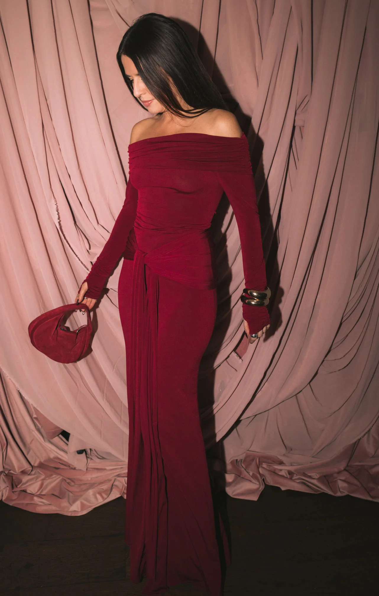 Vanessa Maxi Dress ~ Cabernet Red | Show Me Your Mumu