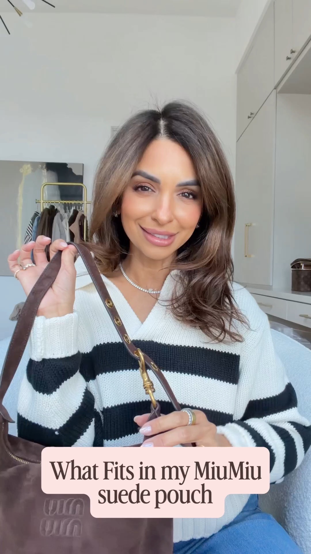 Everything that fits into my new MiuMiu suede pouch, I am loving this bag so much and it surprisingly fits a lot!

#LTKOver40 #LTKSeasonal