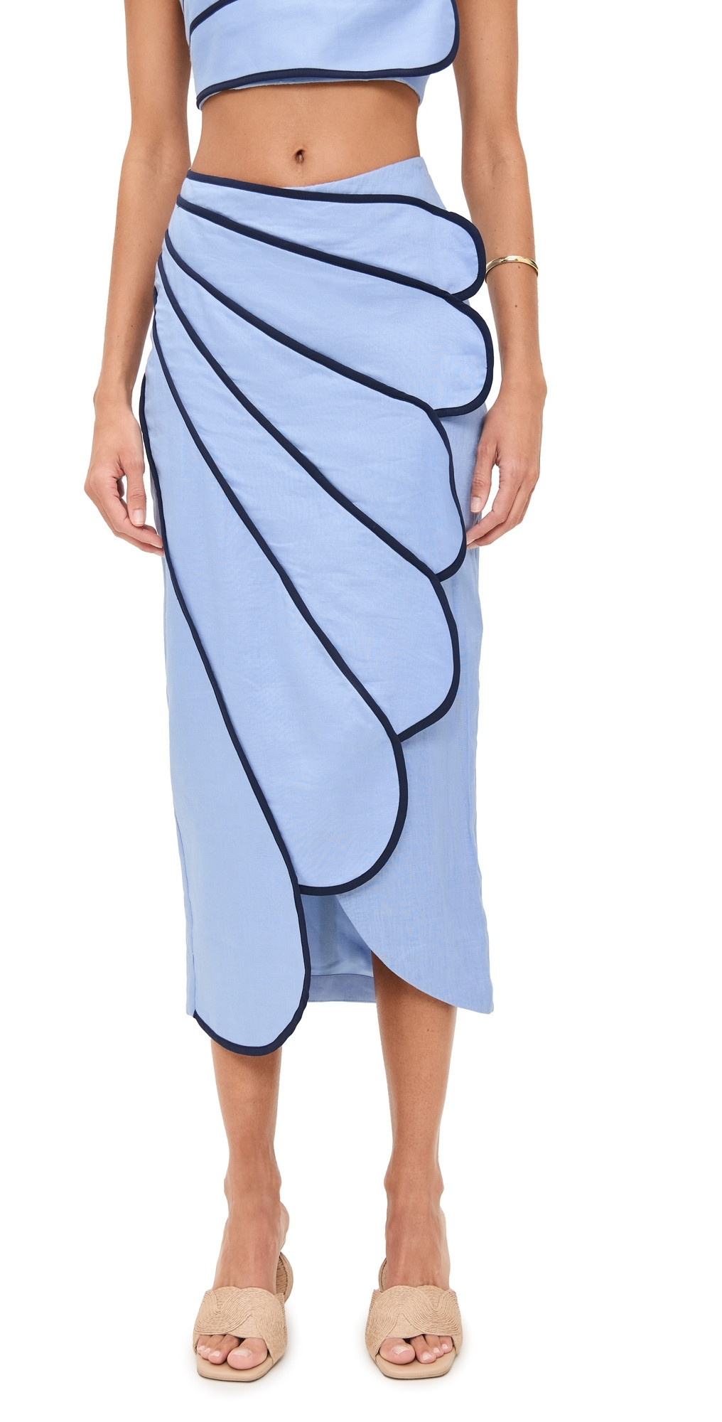 Azulu Sango Skirt Blue XS | Shopbop