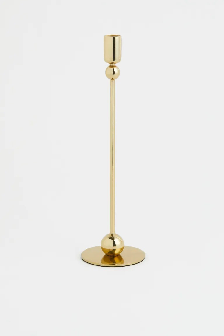Tall Metal Candlestick | H&M (US + CA)
