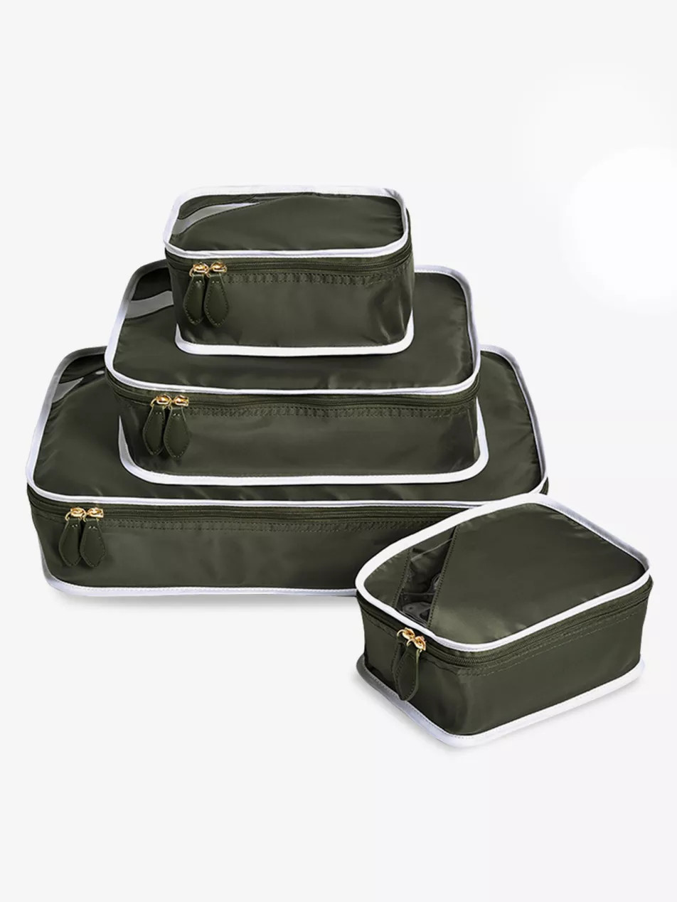 Pack of four recycled-nylon packing cubes | Selfridges