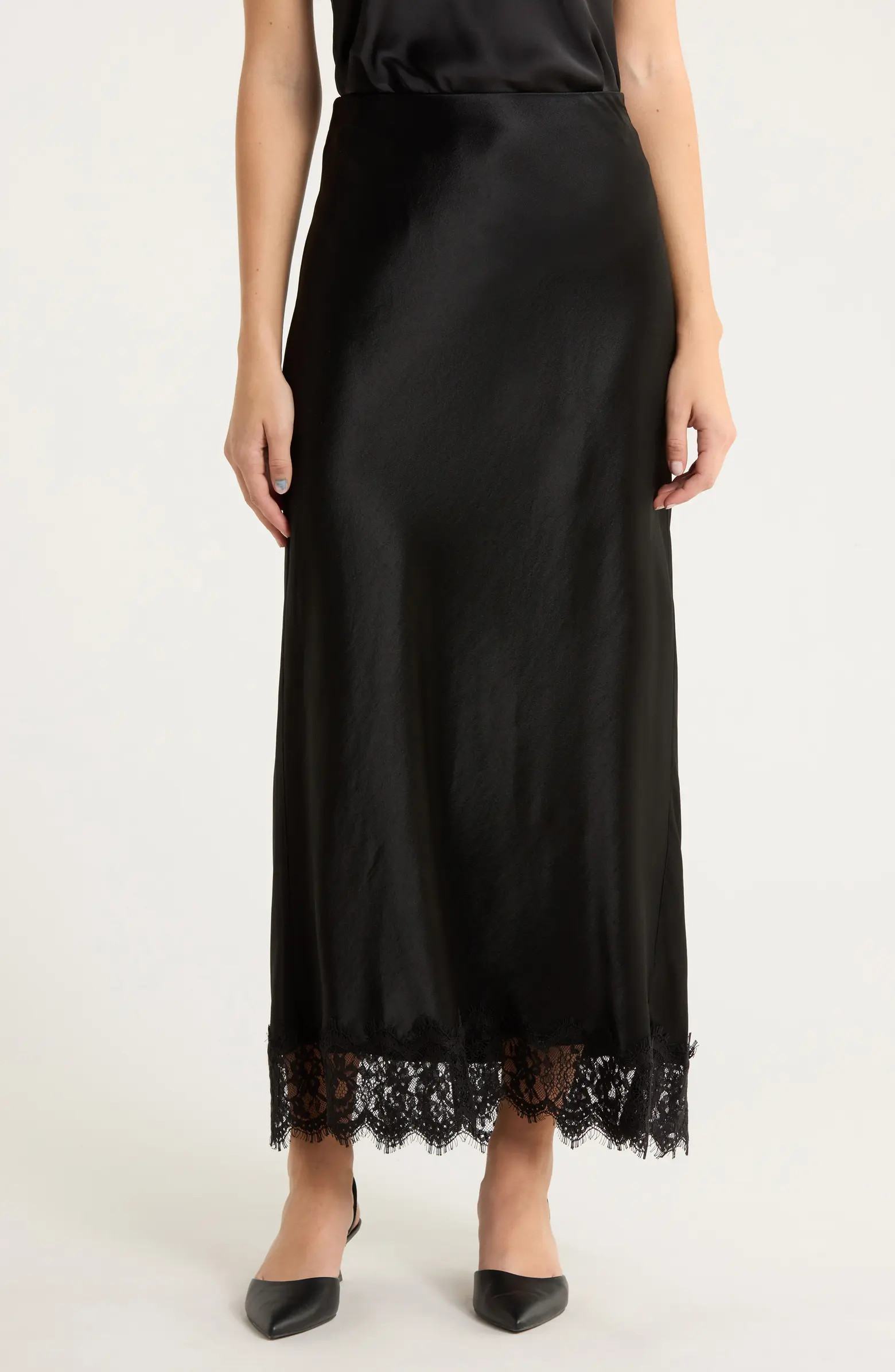 Favorite Daughter The Lacy Favorite Satin Maxi Skirt | Nordstrom | Nordstrom
