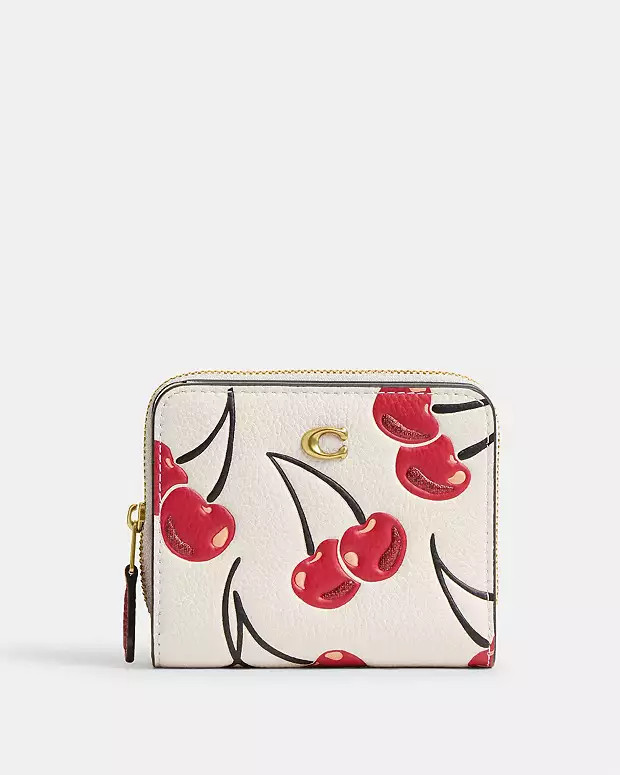 Essential Billfold Wallet With Cherry Print | Coach (US)