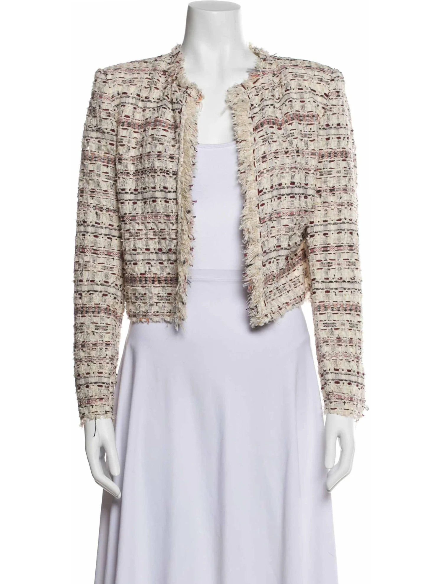 Tweed Pattern Evening Jacket | The RealReal
