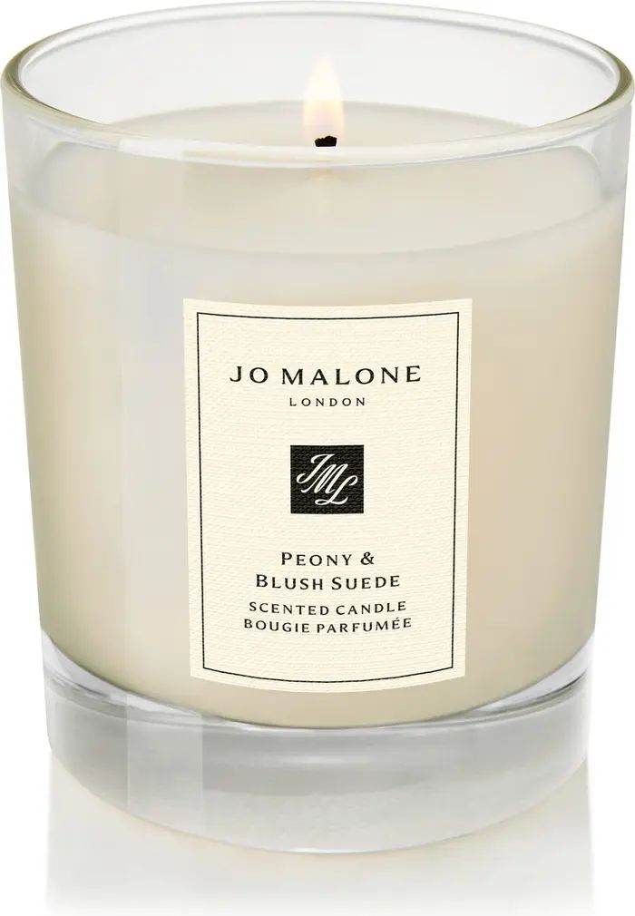 Peony & Blush Suede Scented Home Candle | Nordstrom