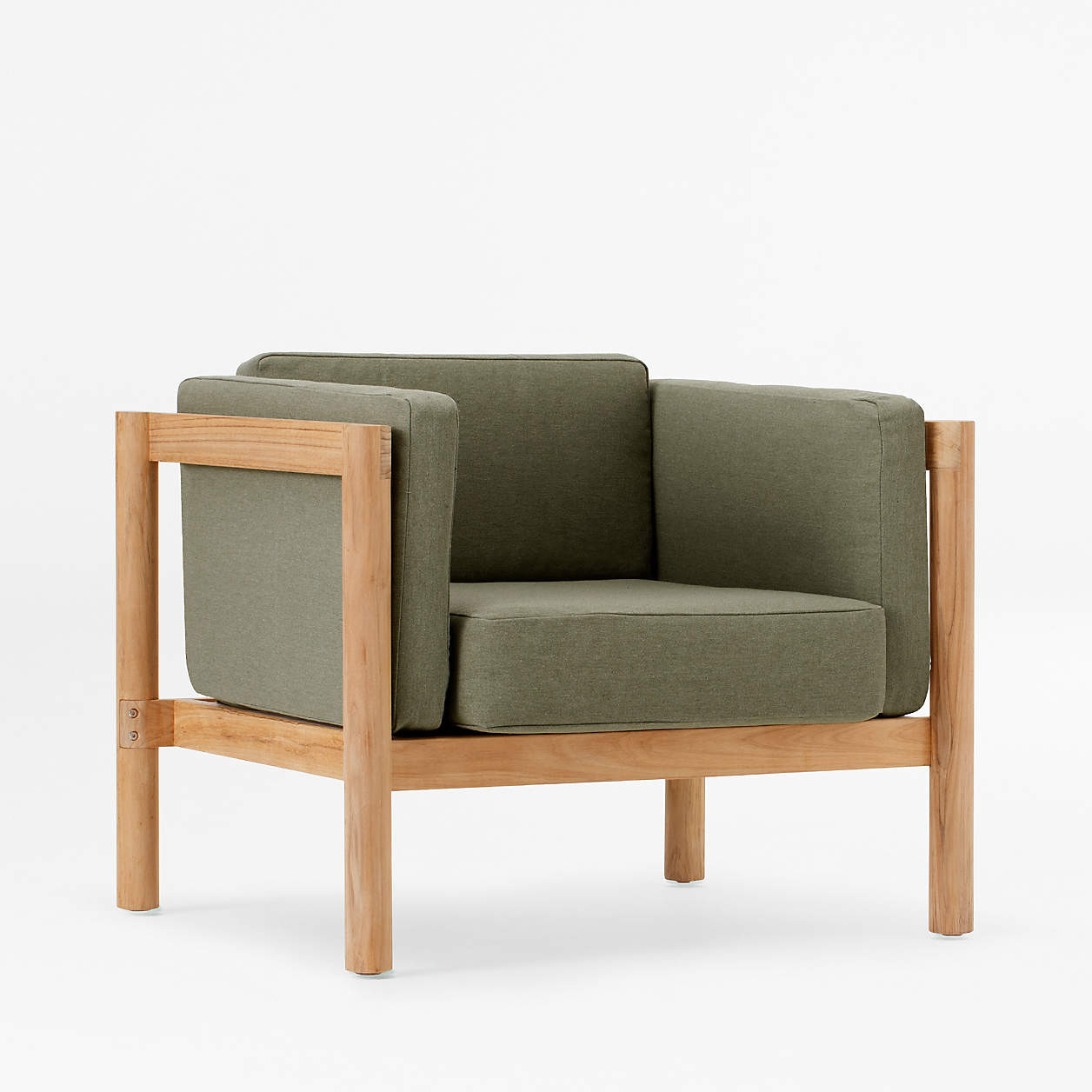 Neighbor Haven Leaf Green Outdoor Chair + Reviews | Crate & Barrel | Crate & Barrel
