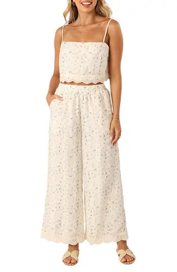 Petal & Pup Alison Floral Camisole & Pants Set in Blue Floral at Nordstrom Rack, Size X-Large | Nordstrom Rack