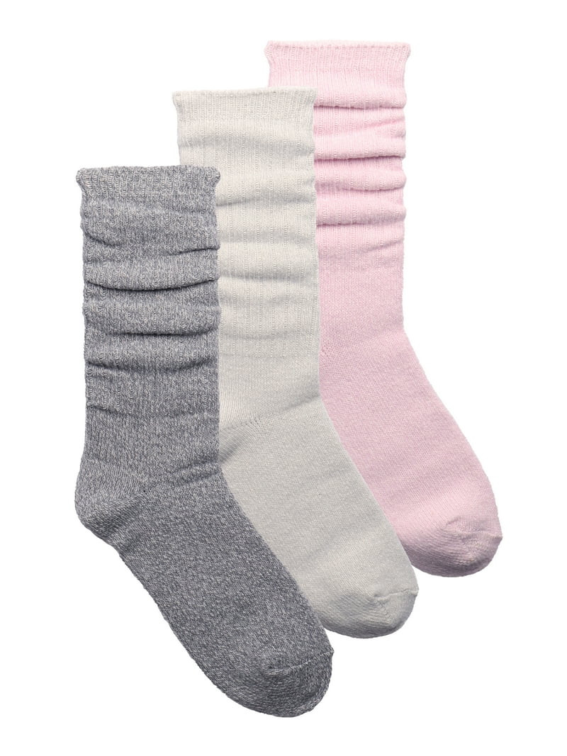 Joyspun Women's Soft Slouch Socks, 3-Pack, Size 4-10 - Walmart.com | Walmart (US)