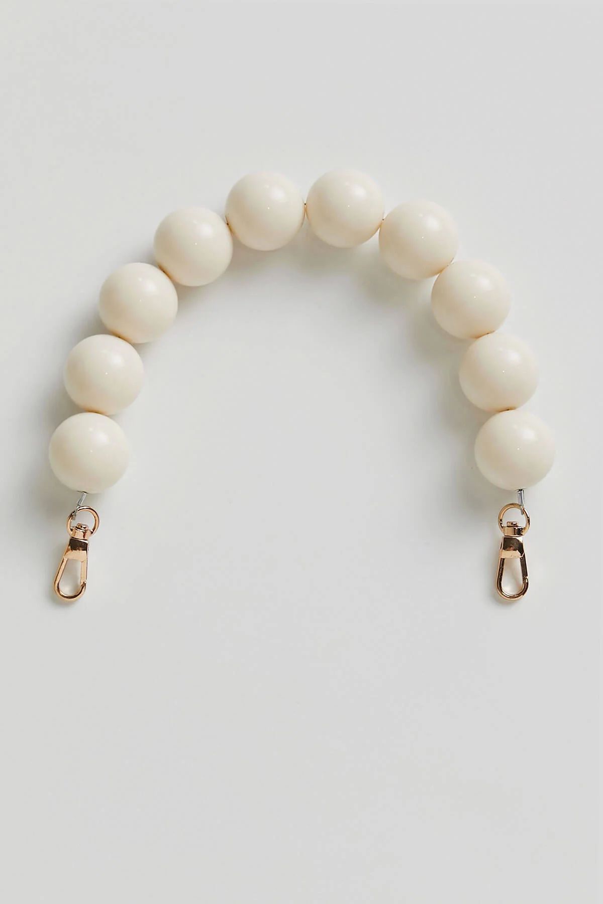 Large Bead Strap (White) | Social Threads