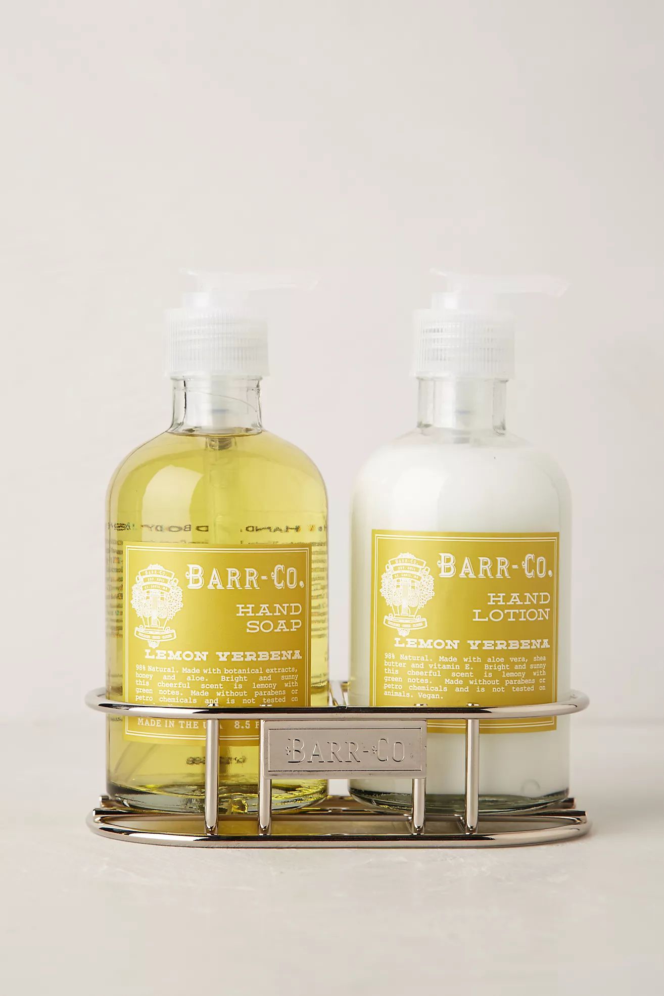 Barr-Co. Lemon Verbena Hand & Body Caddy Set | Anthropologie (US)