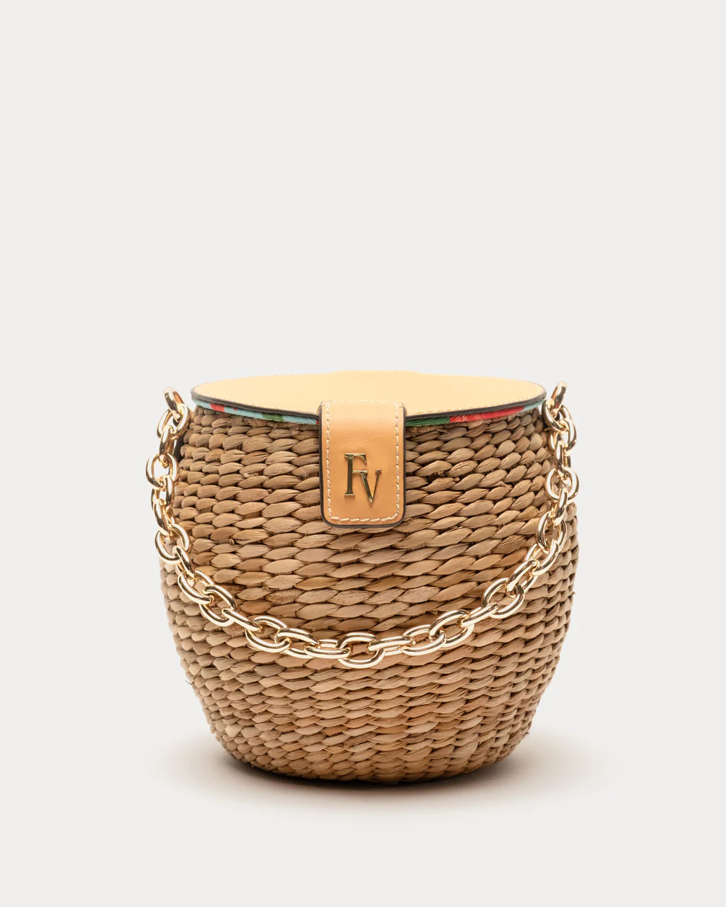 Honeypot Basket Vachetta Natural | Frances Valentine