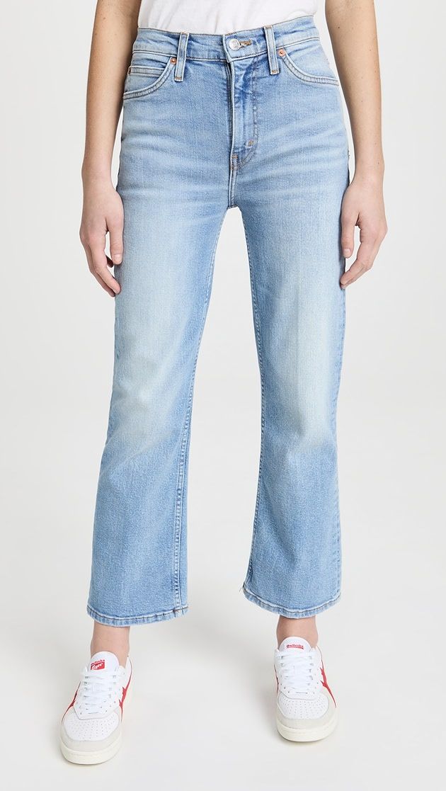 RE/DONE 70s Crop Boot Cut Jeans | SHOPBOP | Shopbop