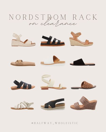 Save big on sandals for the summer at Nordstrom Rack! 

#flat #slide #wedge #espadrilles #platform 

#LTKfindsunder100 #LTKshoecrush #LTKsalealert